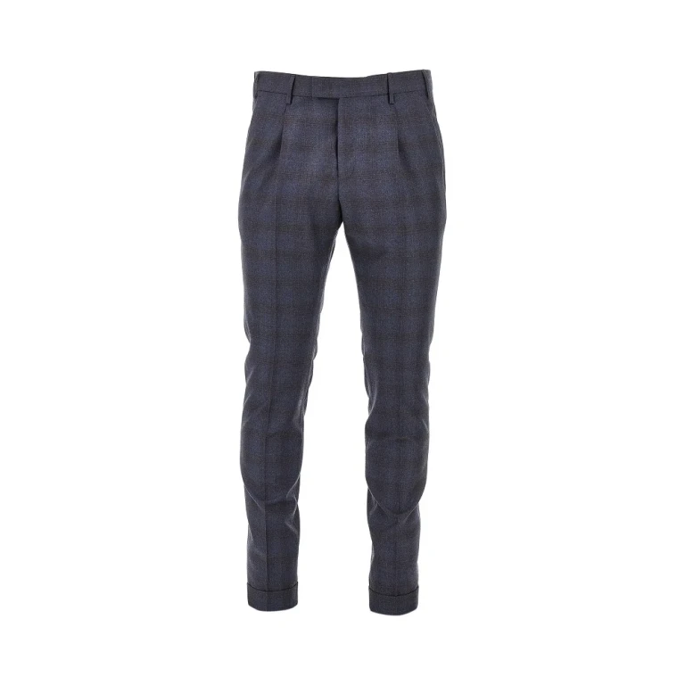 Check wool Master Fit pants Man 46