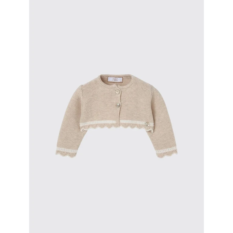 Boy's Cotton and Cashmere Cardigan with Contrast Logo (0011240477360H94)