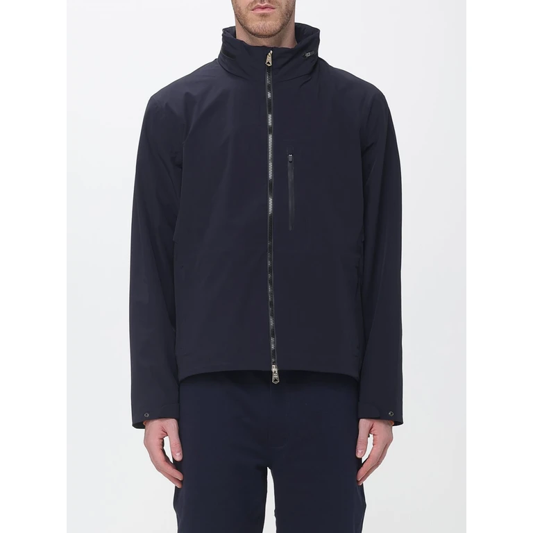 Technical Fabric Windbreaker Jacket with High Neck and Zip Closure (M1R766YW0315149)