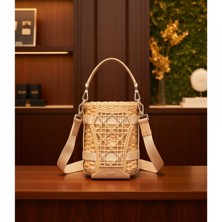 Sahara · Rattan Basket Bag
