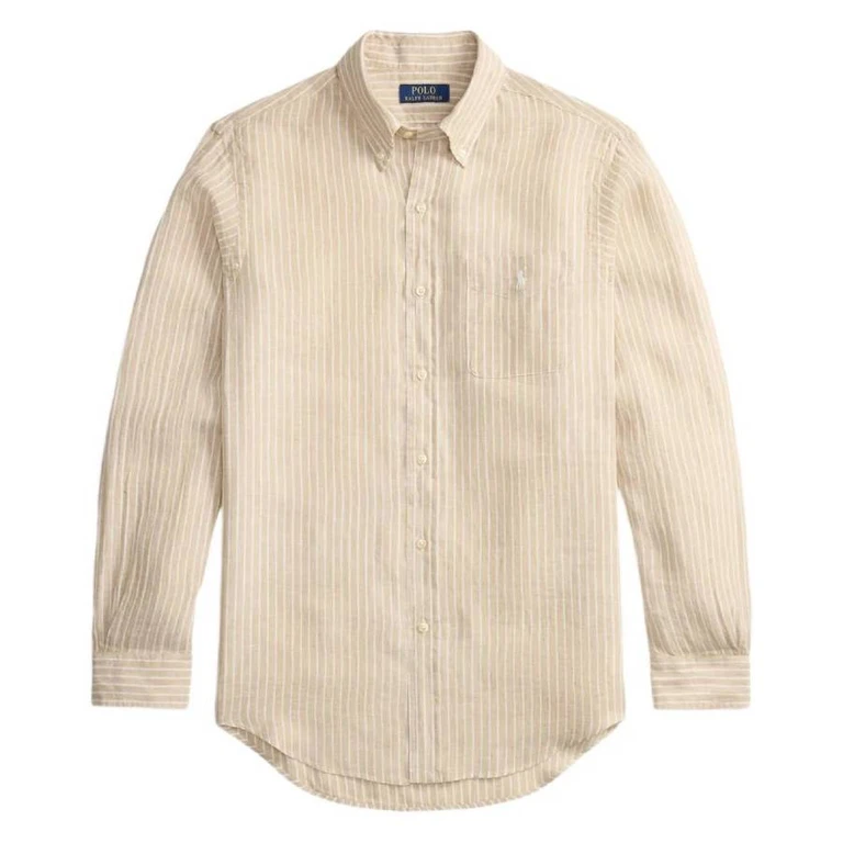 Custom Fit Striped Linen Shirt