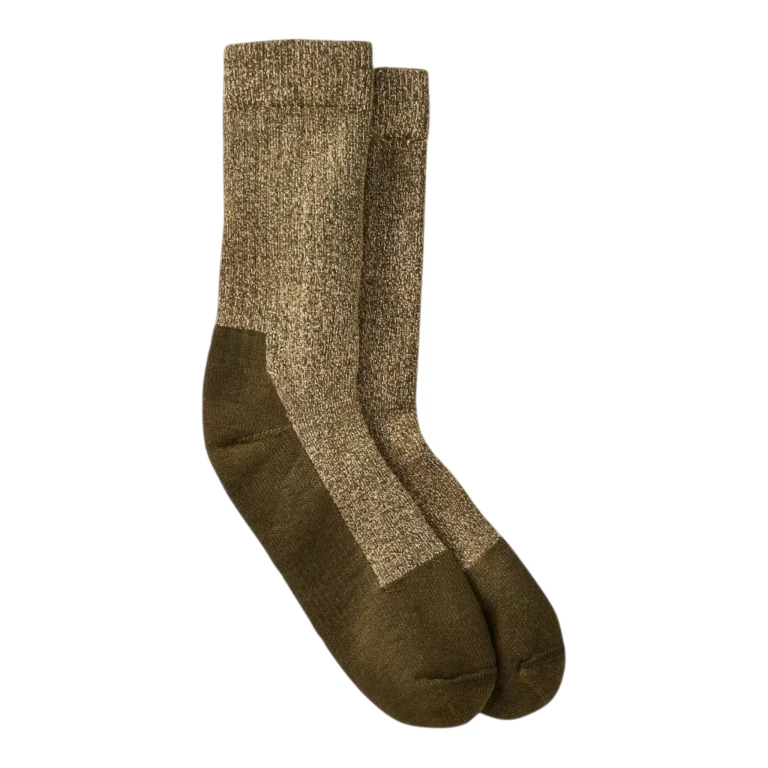 Deep Toe-Capped Men's Crew Socks - Olive