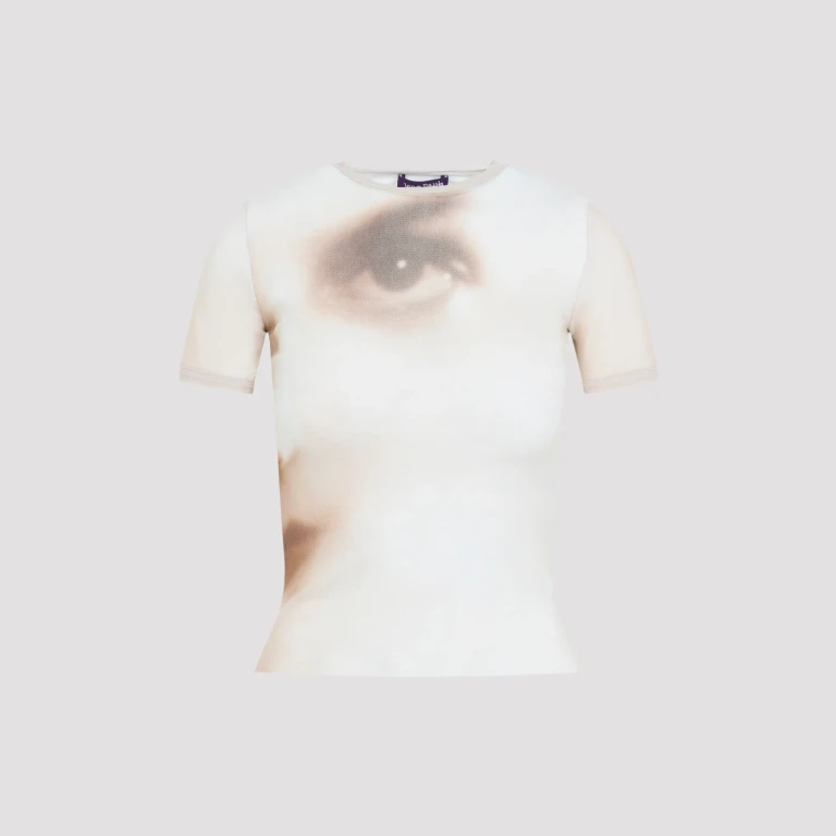 Mesh Baby Printed ¶Face¶ Tee