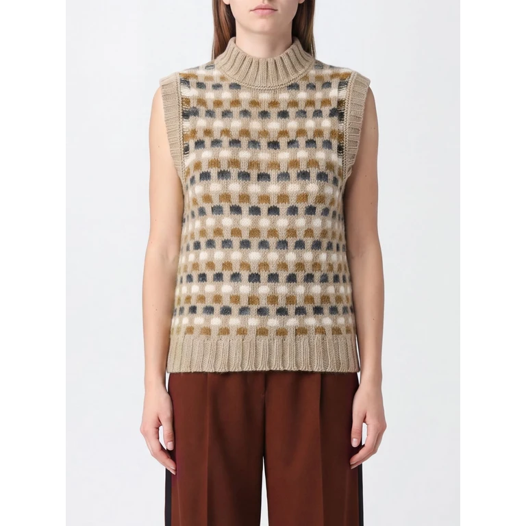 Waistcoat Woman color Beige (GCMD0665Q0UFZ413MXW23)