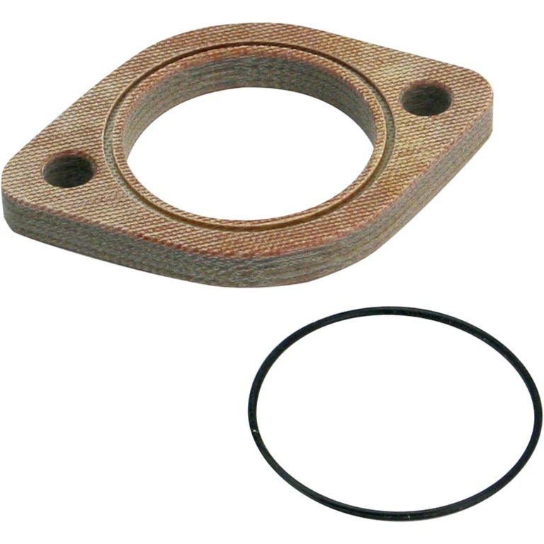 16-0497 - S&S Cycle Insulator Block with O-Ring For Harley Davidson XL 1200 C 1996-2003 - Black/Brown