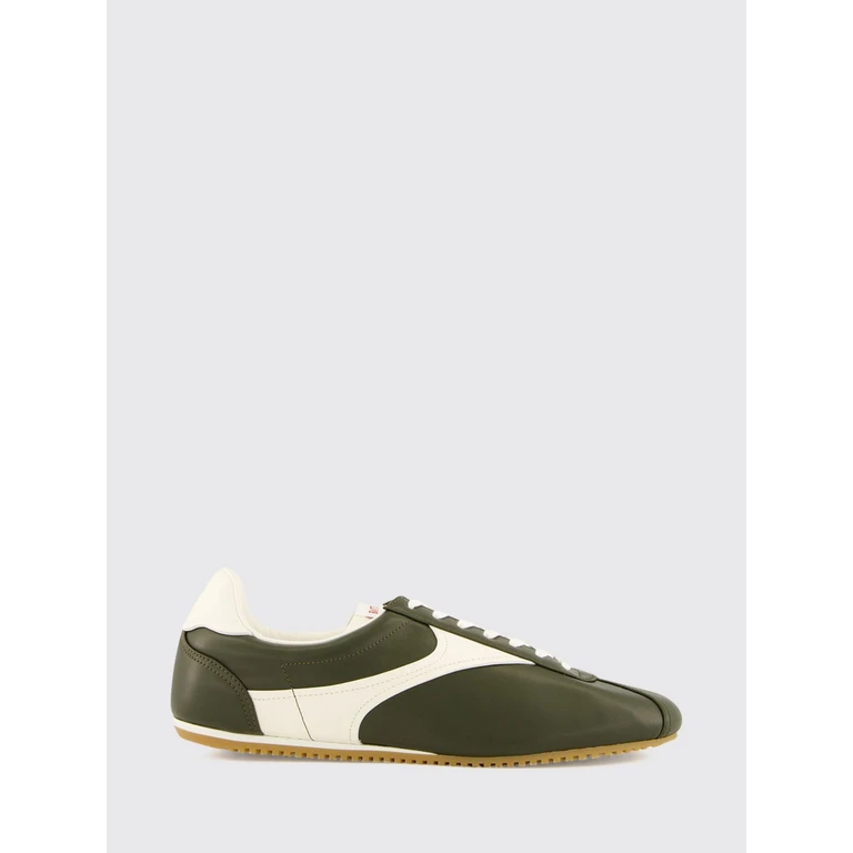 Shot Bicolor Abstract Pattern Calfskin Leather Sneakers (A007BYV6VC09063)
