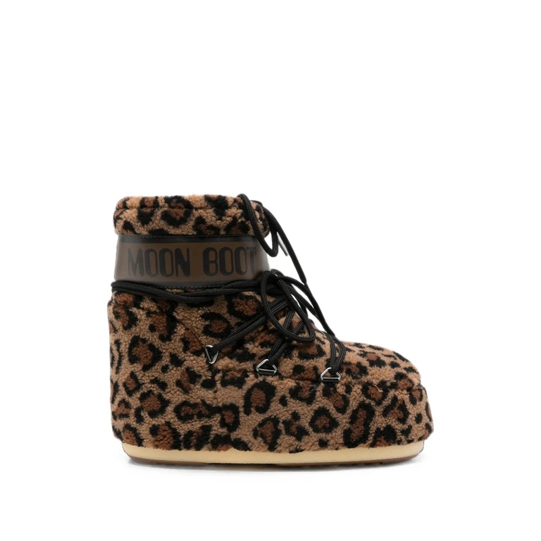 Leopard-pattern Boots