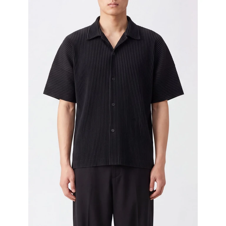 HOMME PLISSE' ISSEY MIYAKE Shirt Men color Black (HP68JJ08115)