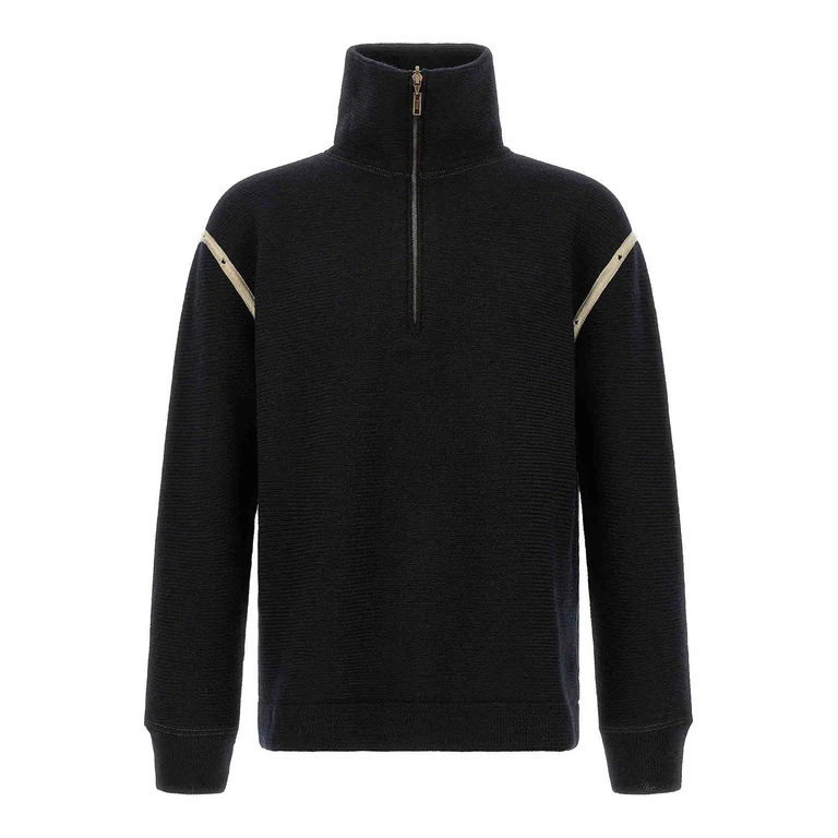 Maison Margiela Pull Col Rond - Bleu (S50HA1072S18147511)