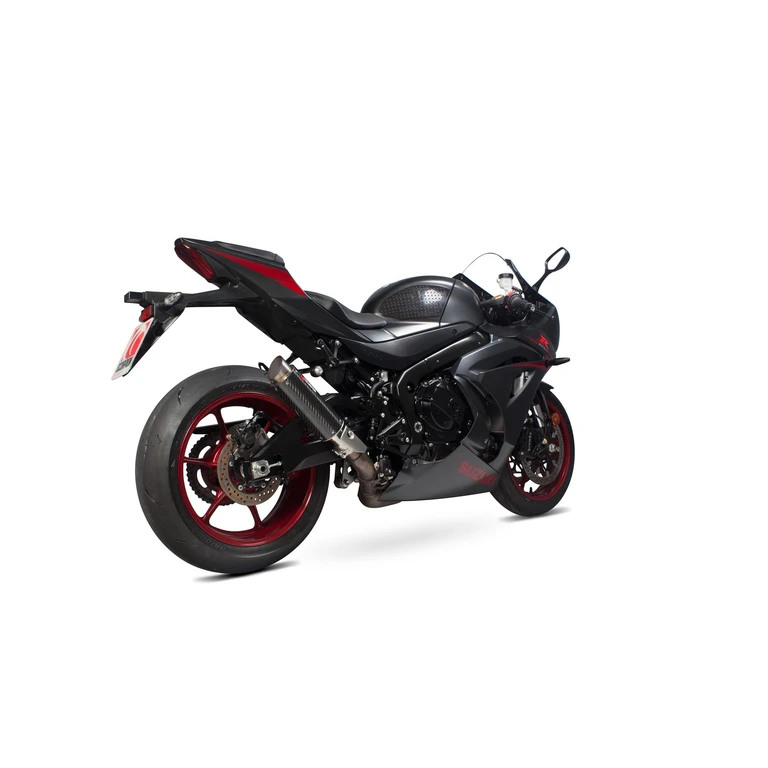 SI1011CEM - Scorpion RP-1 GP Carbon Round Exhaust - Suzuki GSX-R 1000 2017 - 2018