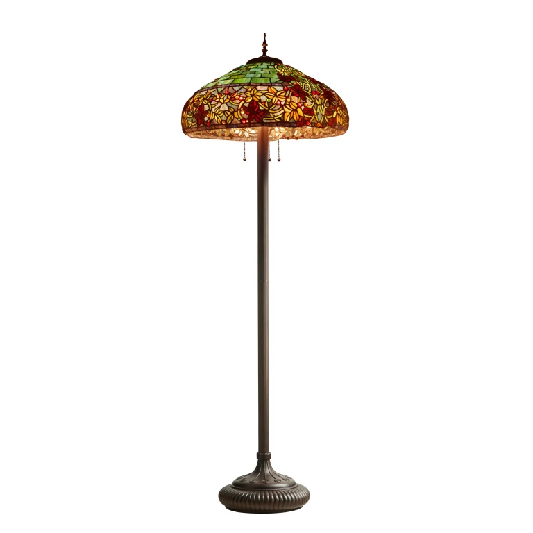 65" H Hampstead Tiffany-Style Stained Glass Floor Lamp