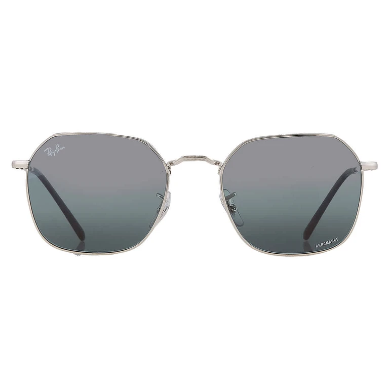 Ray Ban JIM Polarized Blue Gradient Irregular Unisex Sunglasses RB3694 9242G6 55