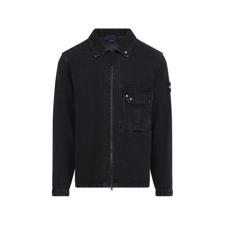 `Black Grainy Wash` Shirt