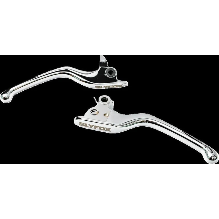 1014-XDXA-CH - Slyfox Clutch & Brake Levers Kit For For Harley Davidson FLH 1868 ABS 2021 - Chrome