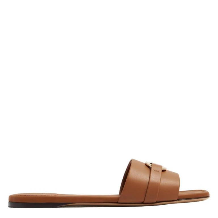 Leah Gancini Ornament Flat Sandals