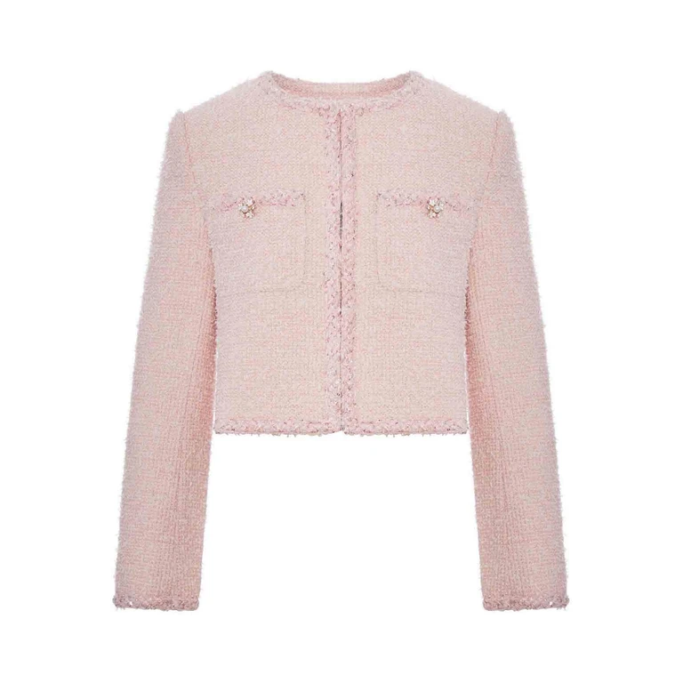 Self Portrait Manteau Rembourré - Rose (PF26112J)