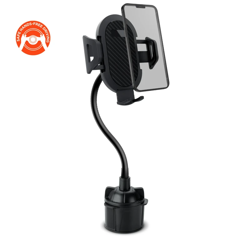 Cup Holder Flex Universal Phone Mount with Flexible Gooseneck & Expandable Base