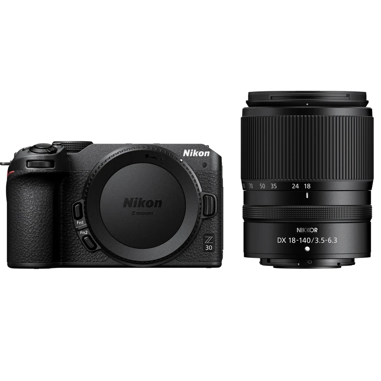 Z30 Mirrorless Camera Body with FTZ II mount adapter