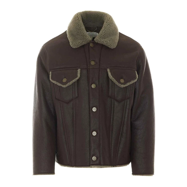 Veste en shearling Maison Margiela - Marron