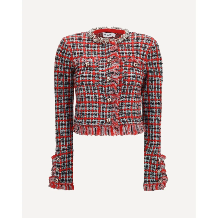 Cotton and wool blend bouclé Jacket Female S