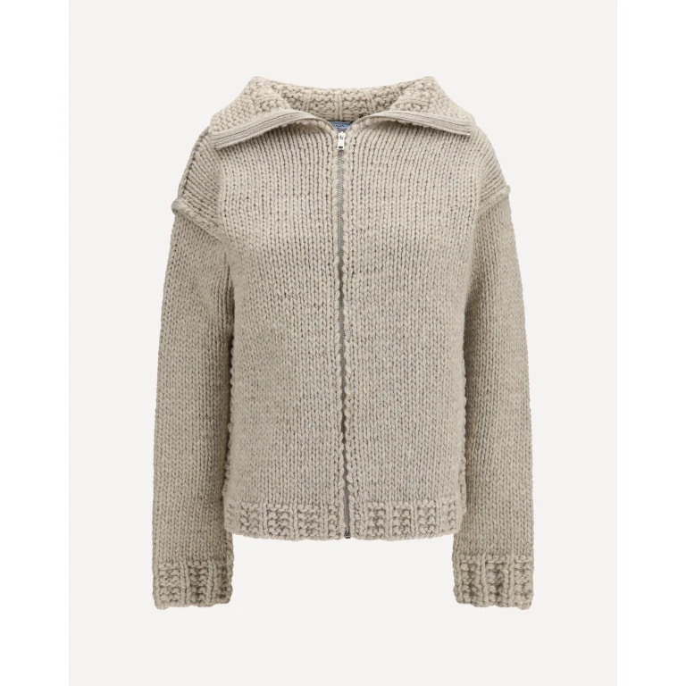 Wool zip Cardigan Female 40