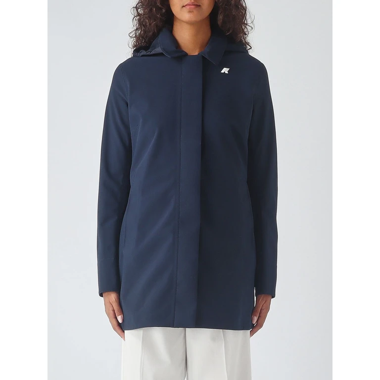 K-WAY Single-Breasted Waterproof Nylon Trench Coat (K2148BWA2B)