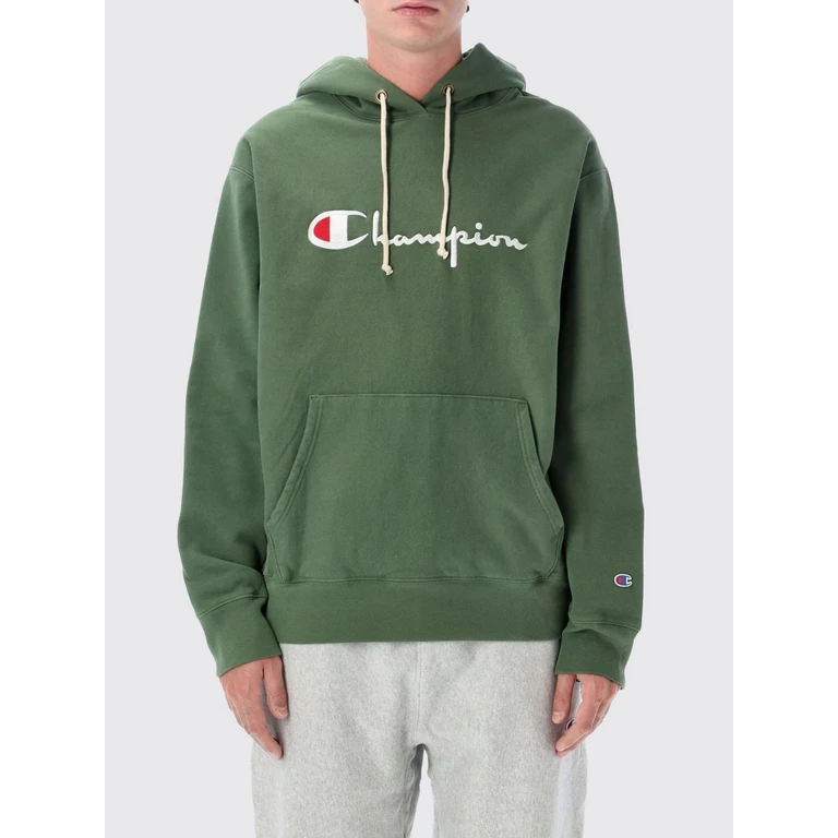 Oversized Cotton Hoodie with Contrast Logo (222568GS548)