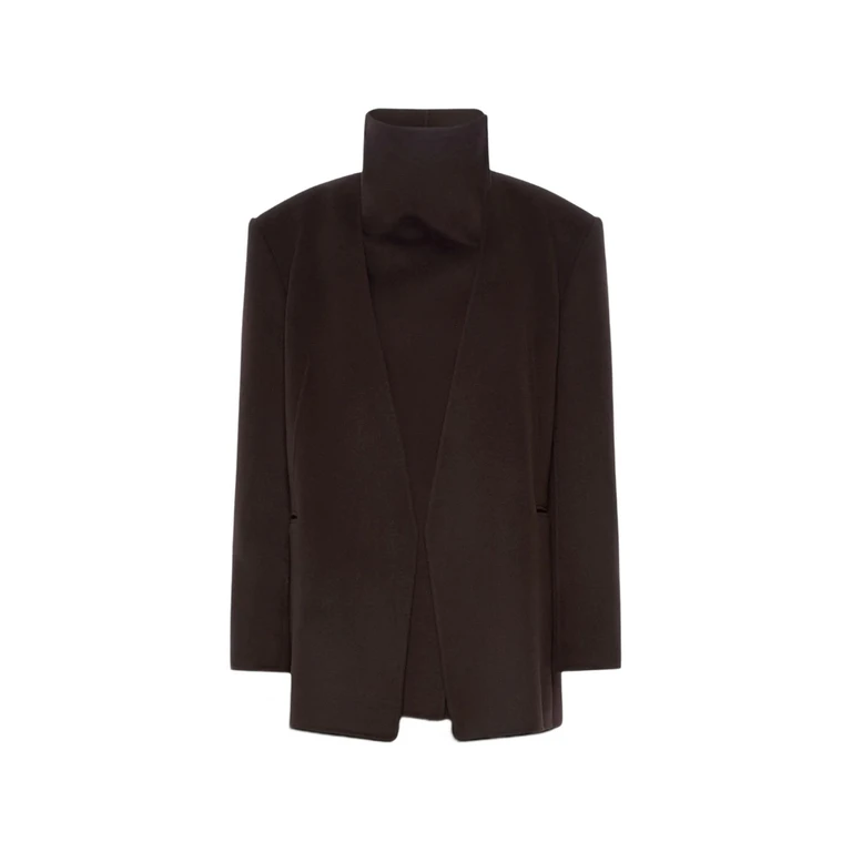High-neck Virgin Wool Jacket