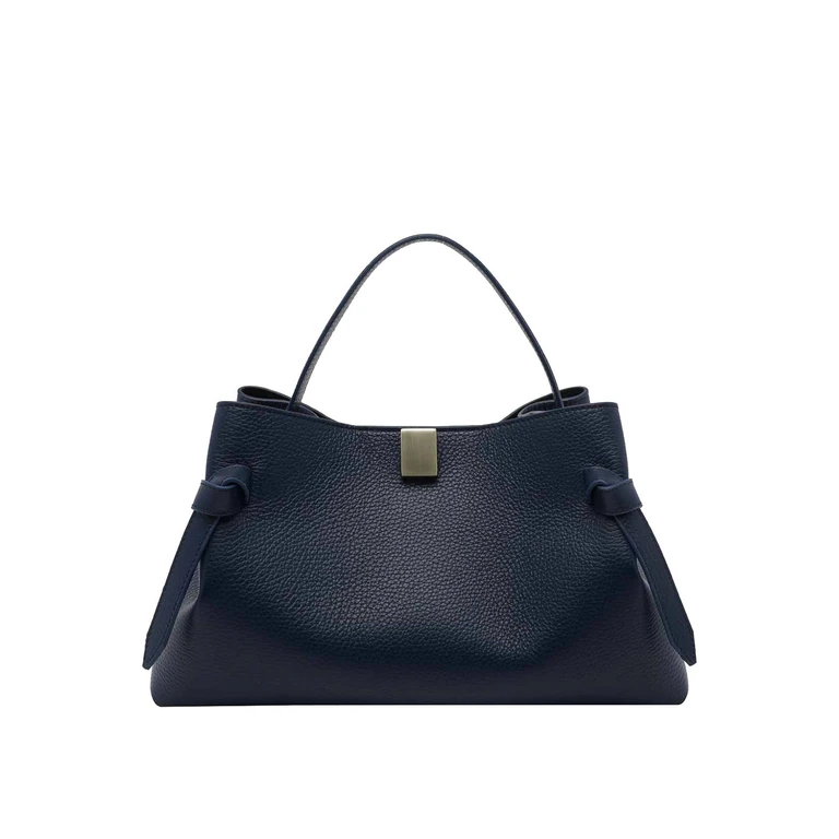 Yuzefi Sac Cabas - Bleu (GYOZAPEBBLEGRAINLEATHERL063)