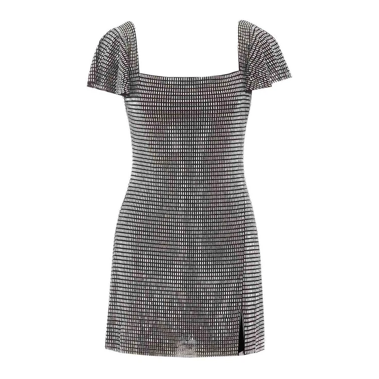 Self Portrait Robe Courte - Gris (165SGREY)