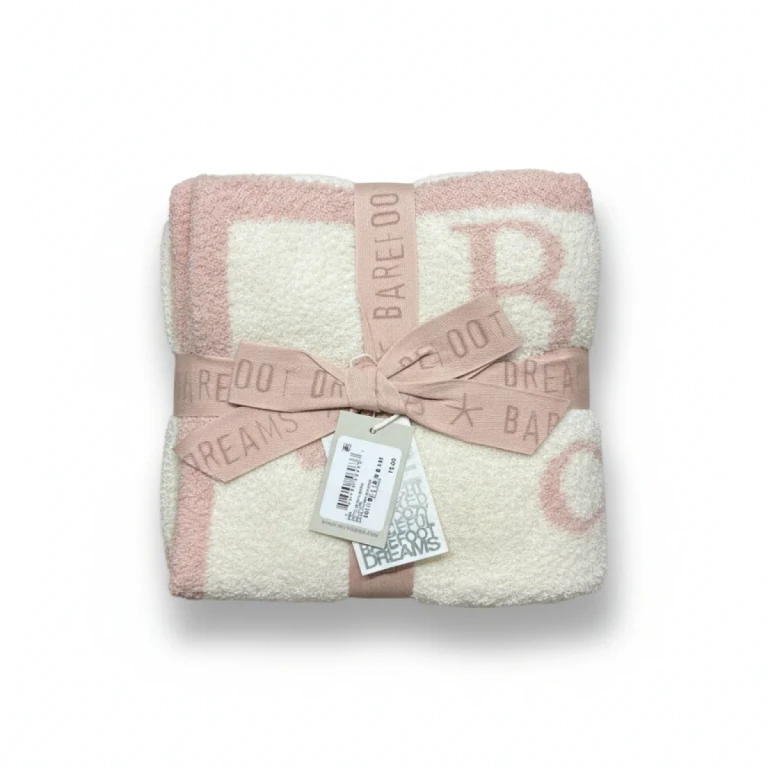 CozyChic ABC Baby Blanket Soft Plush Microfiber Alphabet Throw