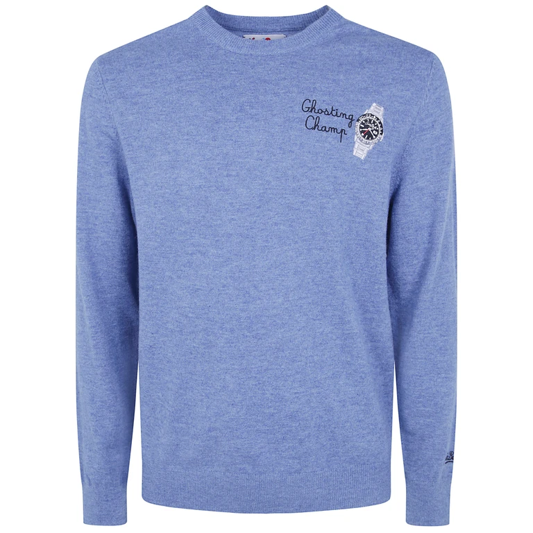 Crew Neck Sweater "Heron Light Embry"