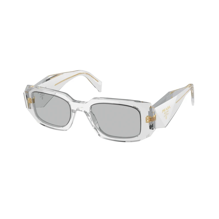 Light Grey Rectangular Ladies Sunglasses PR 17WSF 12R30B 51
