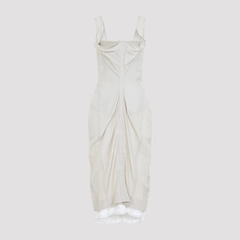 Silk Taffeta Bustier Dress