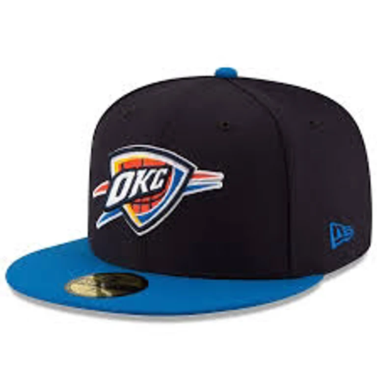 Mens Oklahoma City Thunder Official Team Color 2Tone 59FIFTY Fitted Hat