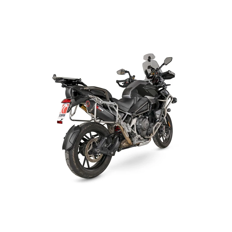 RTR94BCER - Scorpion Serket Parallel Slip-On Black Ceramic For Triumph Tiger 1200 2022-2025