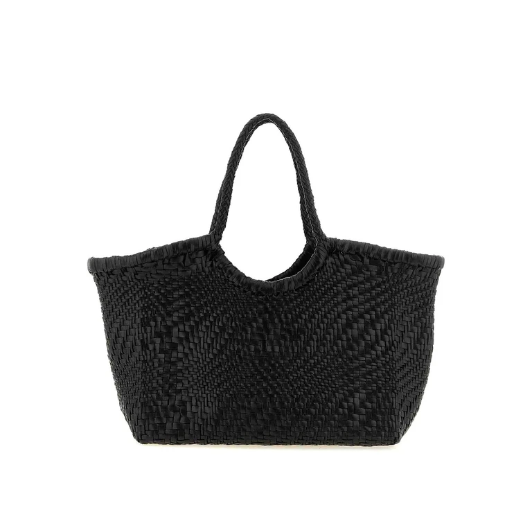Sac cabas Dragon Diffusion Nantucket en cuir de veau tissé main