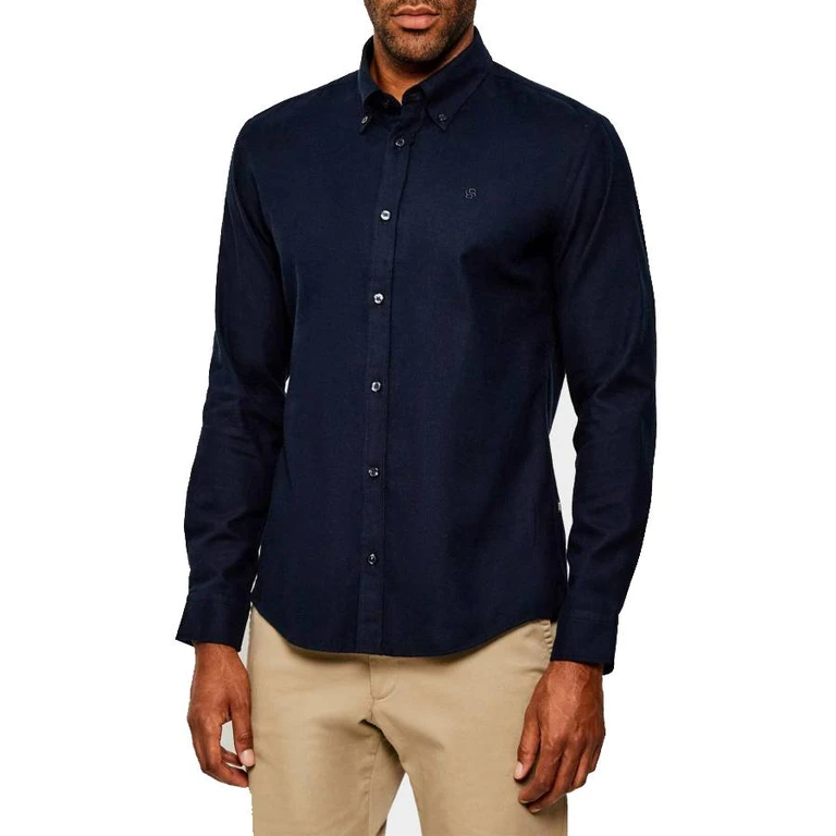 H-Roan Cotton Long-Sleeved Shirt