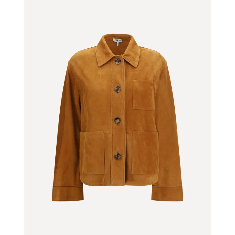 Suede goat leather workwear Jacket Female 38