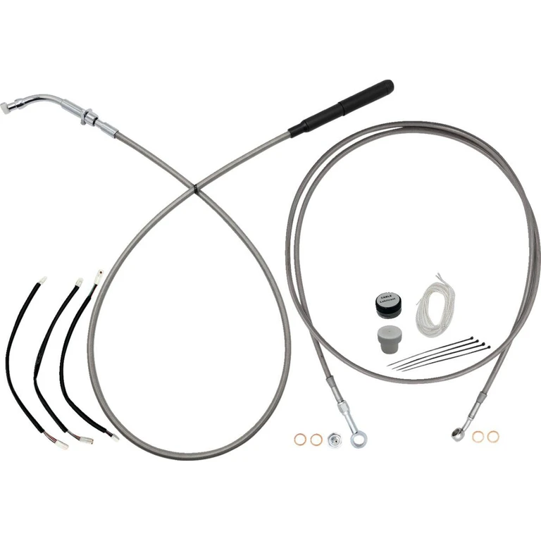249010-C - Fat Baggers Inc. EZ Install Kit For Harley Davidson FLHLT 1923 ABS 2026 25.5cm (10") - Silver