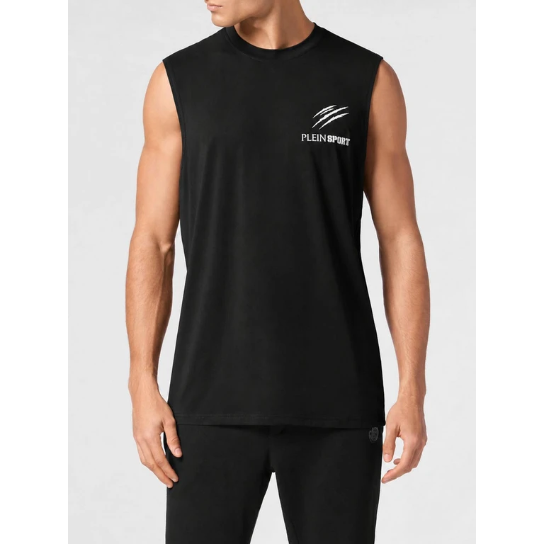 Contrast Logo Cotton Tank Top (FAFCMTK9162SJY001N02)