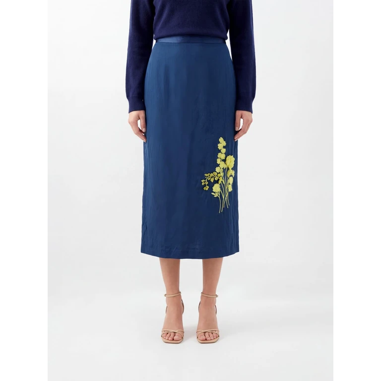Skirt Woman color Blue (PF26S90150924027SMOKEYBLUE)