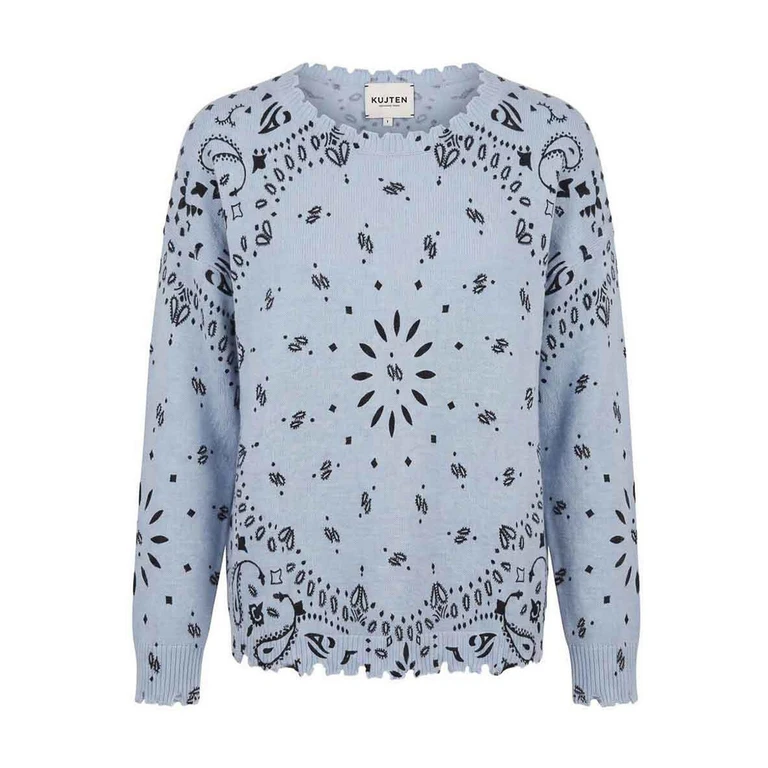 Pull Col Rond - Bleu Clair (F25002589)