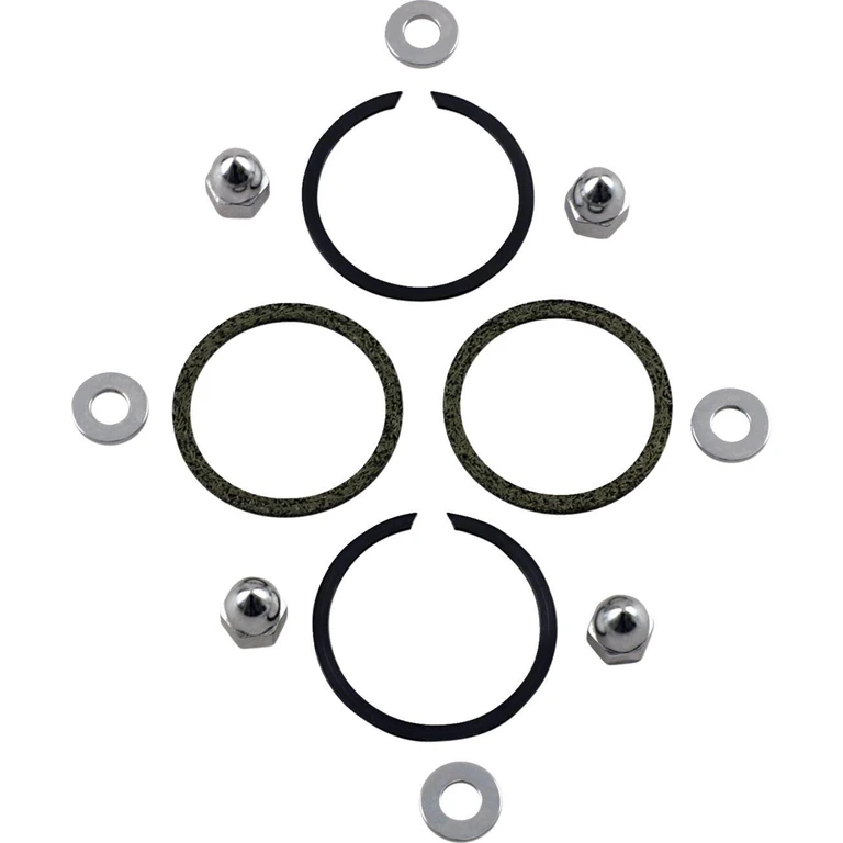 JGI-65324-83-KW1 - James Exhaust Port Gasket Kit For Harley Davidson FLD 1690 2012-2013