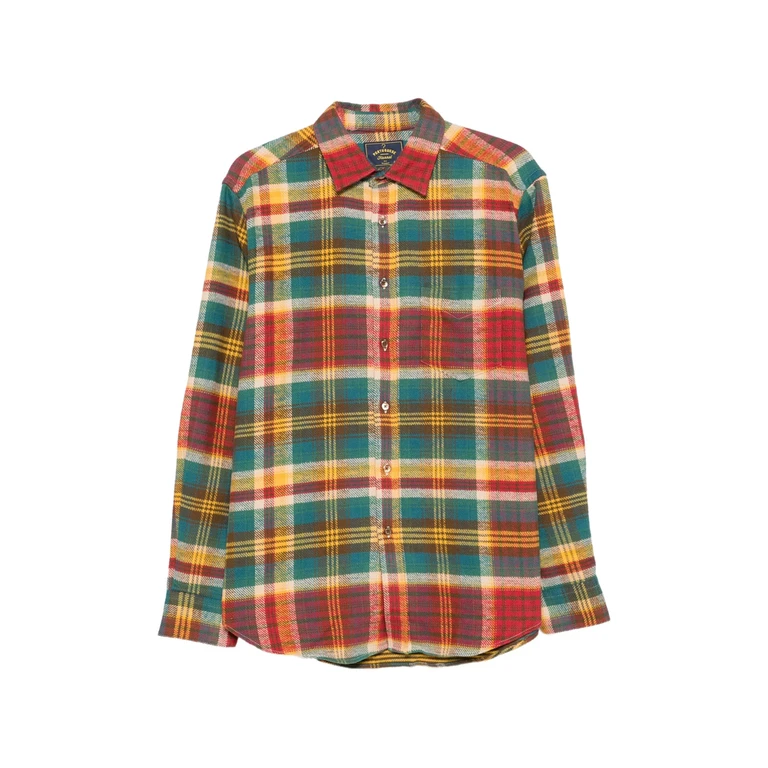 Check-pattern Flannel Shirt