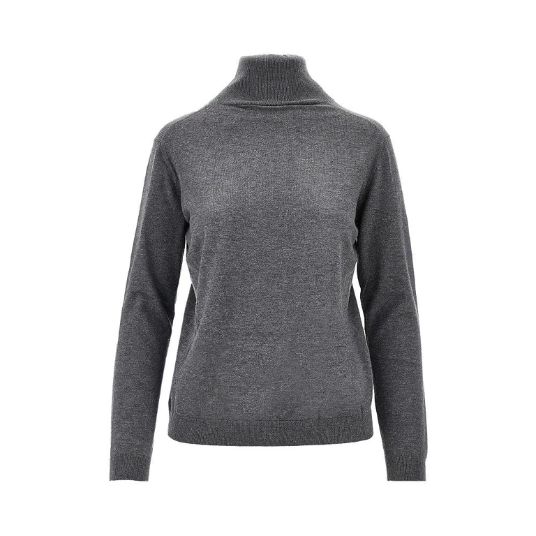 MAX MARA WEEKEND Silk and wool-blend knitted turtleneck Woman XS