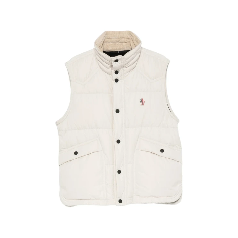 Black Polyester Sleeveless Evans Down Jacket