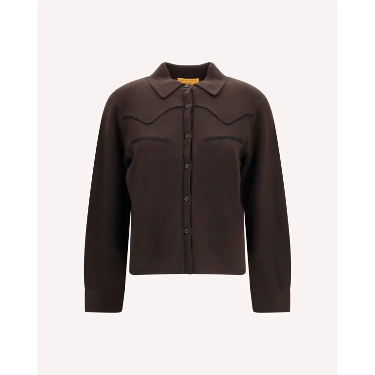 Cropped Western cashmere Shirt Female S