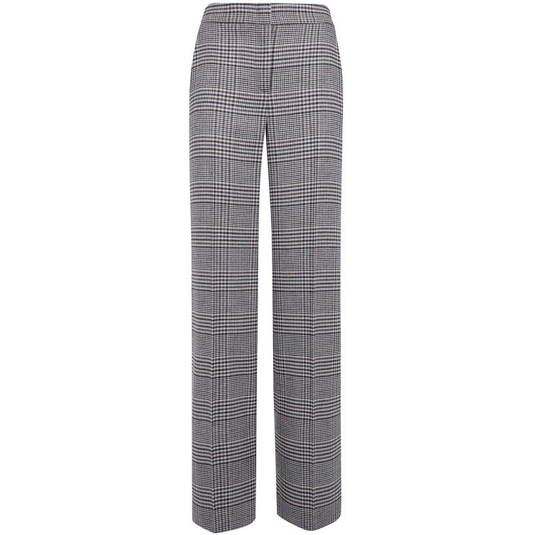 AGO E FILO (via masini 80) Pants Dark Brown Moka Cream