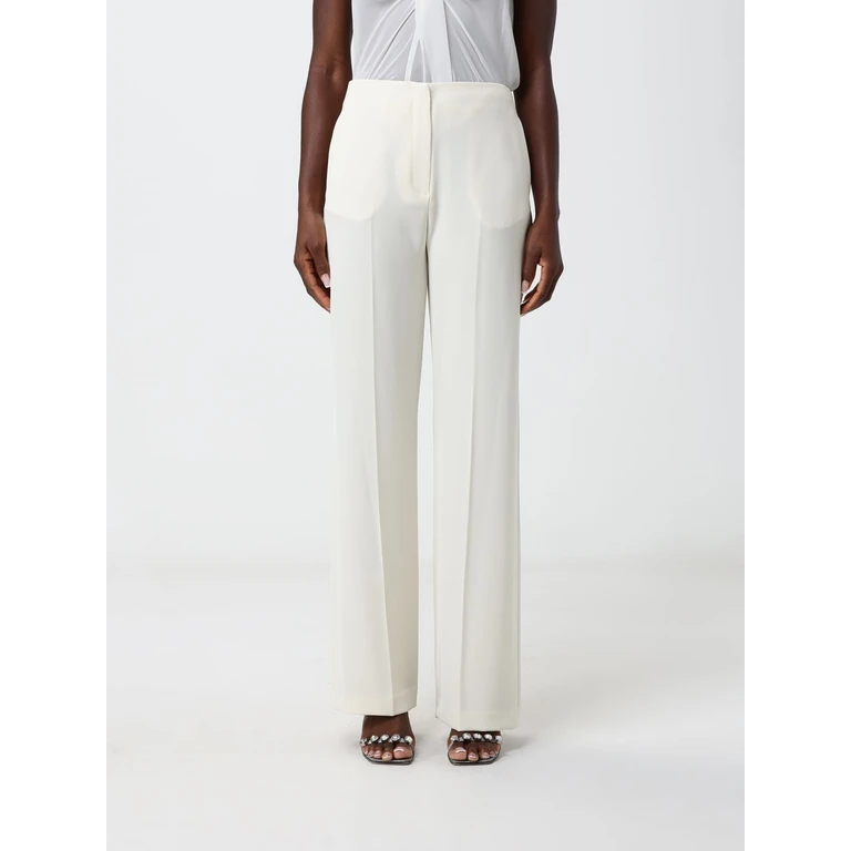 High-Waisted Wide-Leg Crêpe Palazzo Trousers (HP16914734MOUSSE)